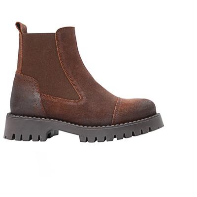 Ten Points - Women's Penny Chelsea Suede Boots - Freizeitstiefel 36 | EU 36 braun