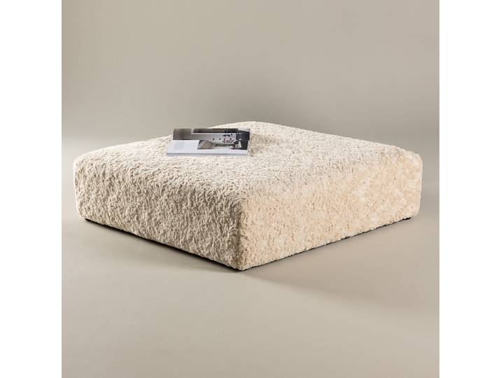 Polsterhocker Frankie 100 x 30 x 100cm Beige
