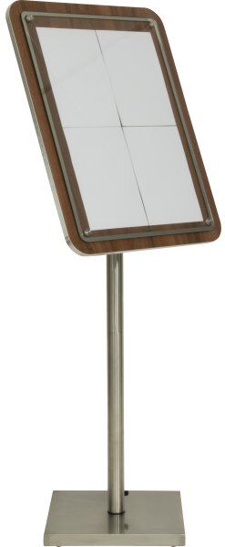 Securit Informationsdisplay M/stander 4xa4,Valnød