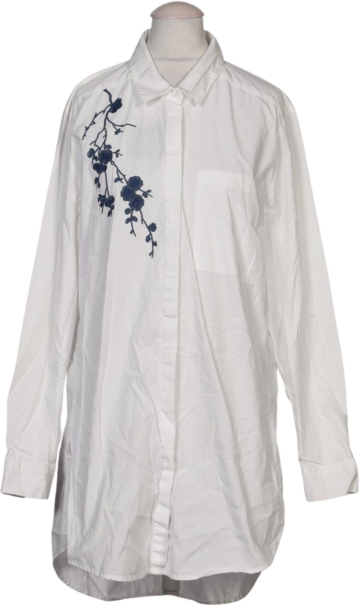 Velvet by Graham & Spencer Damen Bluse, Weiß, Gr. S, Baumwolle - Second Hand