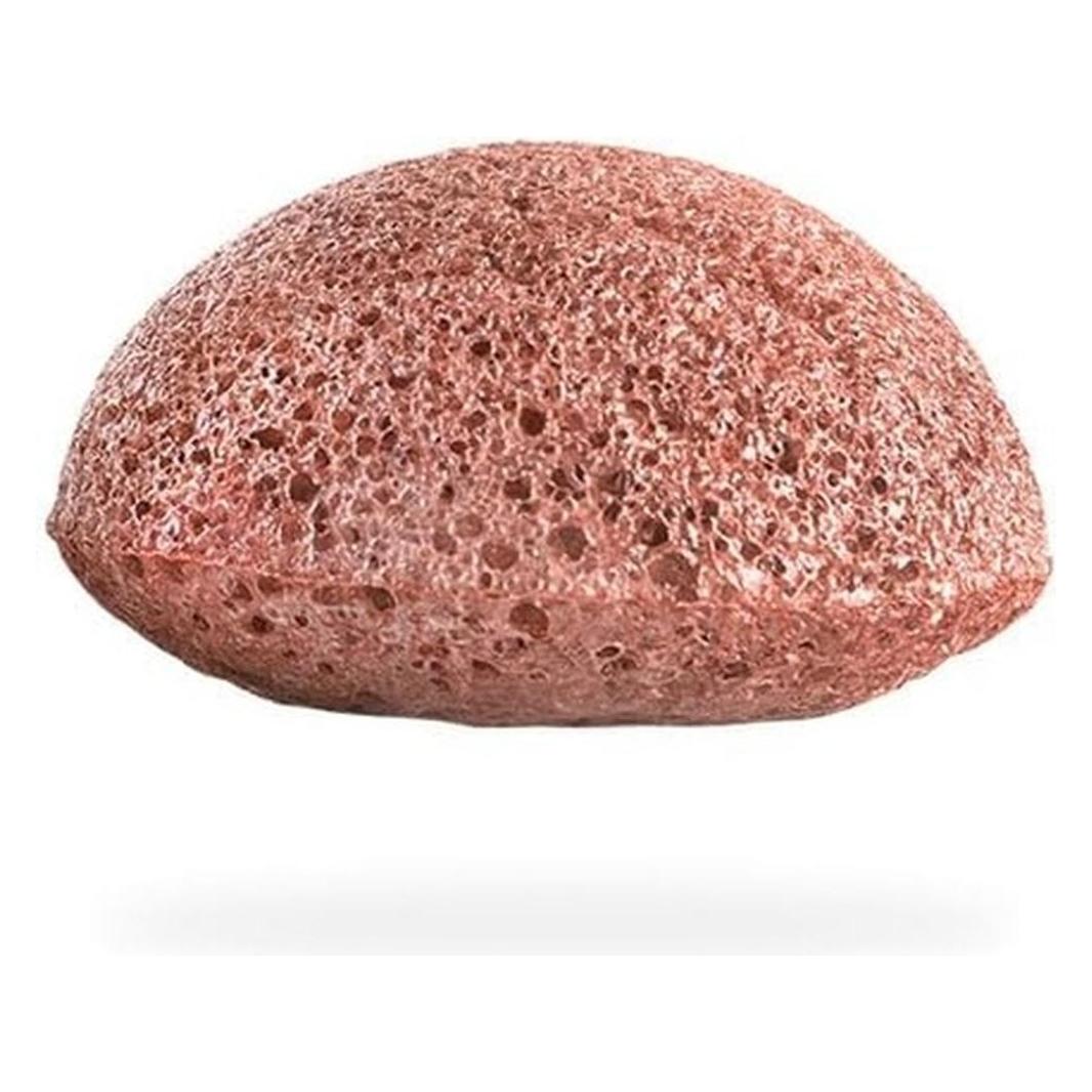 Konjac Sponge Mini Pore Refiner Rainforest Monkey with French Red Clay to Cleanse and Exfoliate (KSC-GR17M)