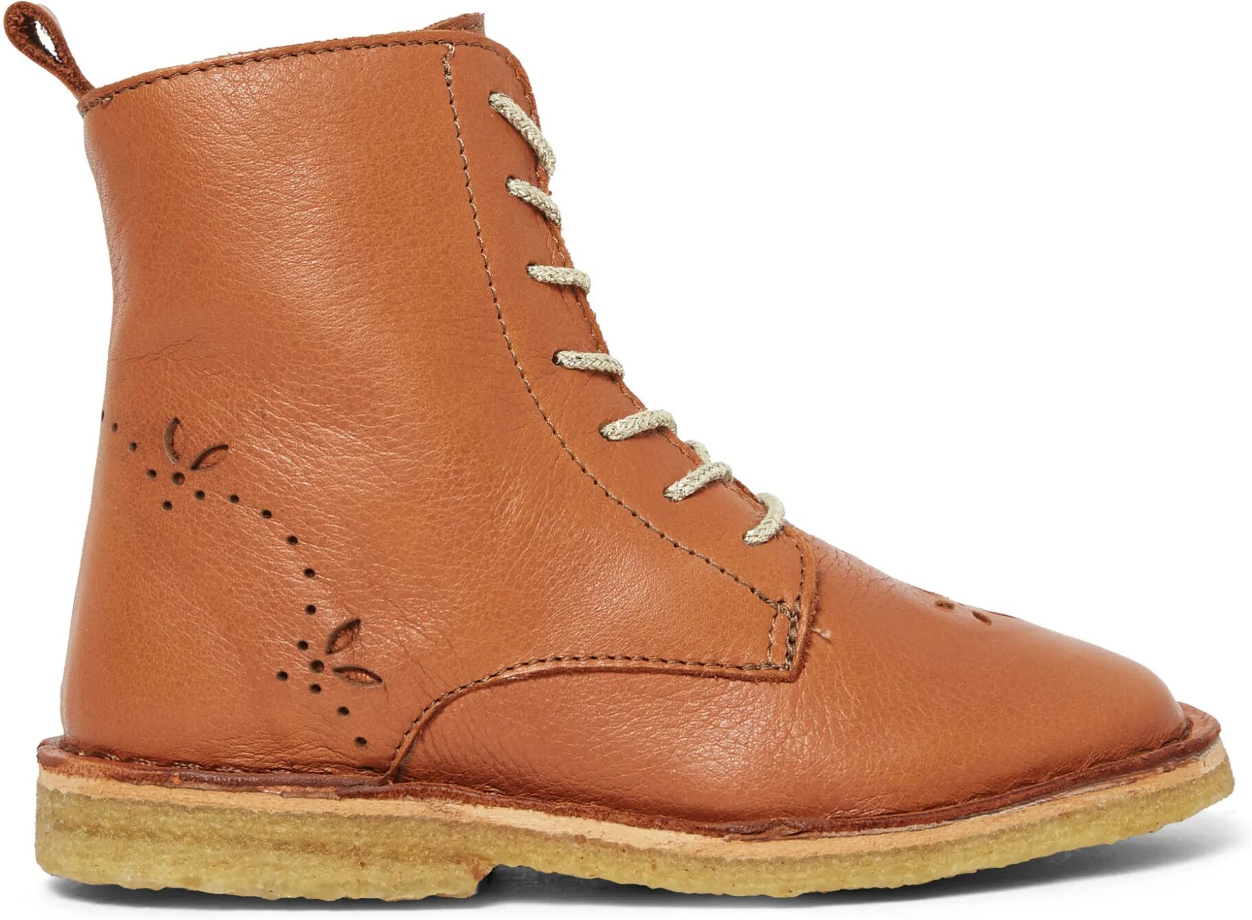 Emile et Ida Bottines à Lacets Cuir Emi Camel 24