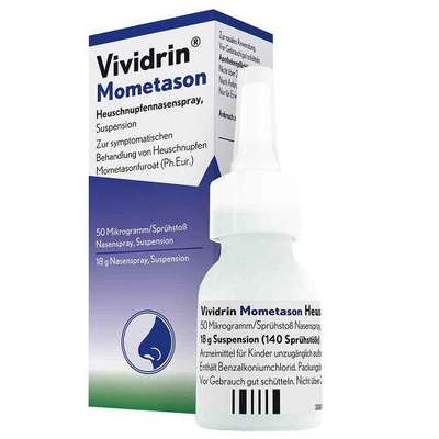 Dr. Gerhard Mann VIVIDRIN Mometason Heuschn.Nspr.50µg/Sp. 140SprSt. 18 g 16581358