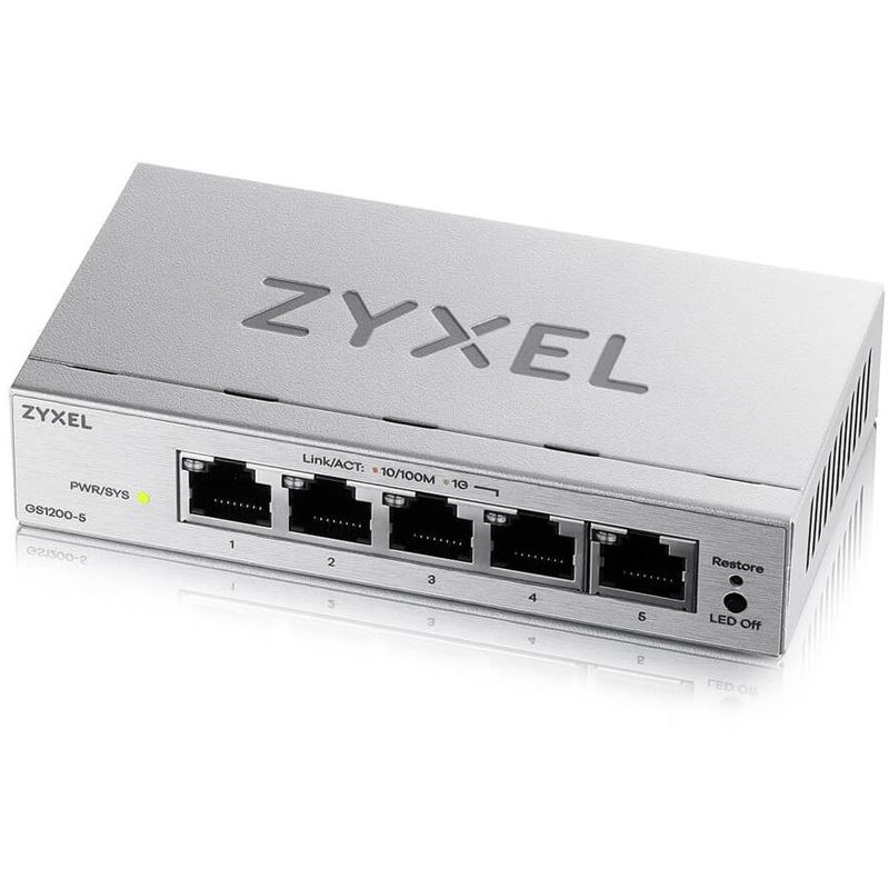 Zyxel GS1200-5V3 5-Port Gigabit web / smart managed Switch
