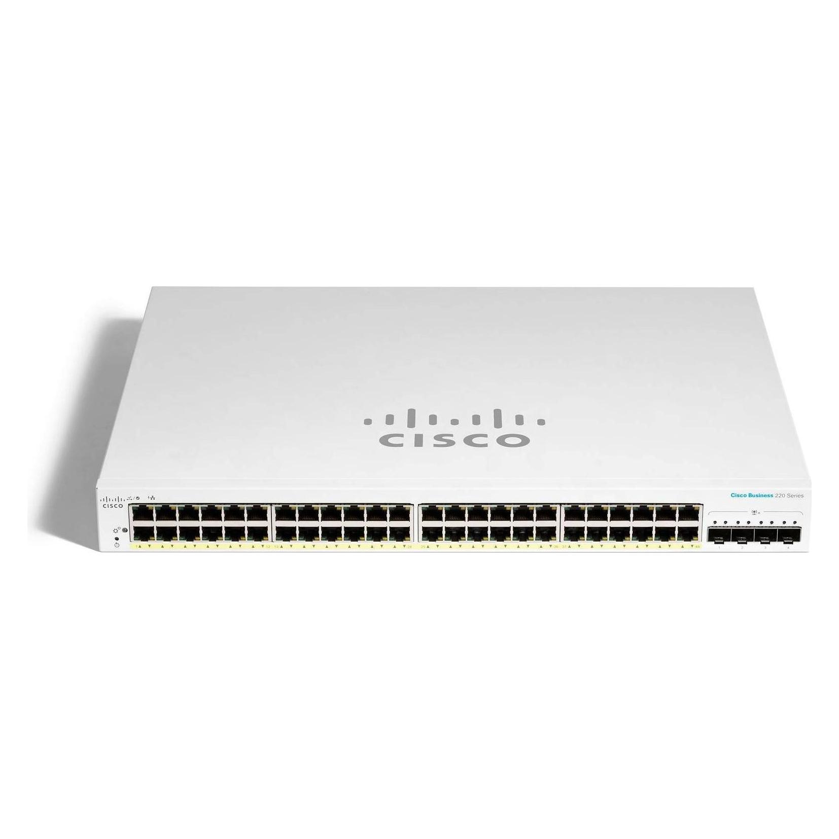 Cisco PoE+ Switch CBS220-48P-4G 52 Port (52 Ports) (CBS220-48P-4G-EU)