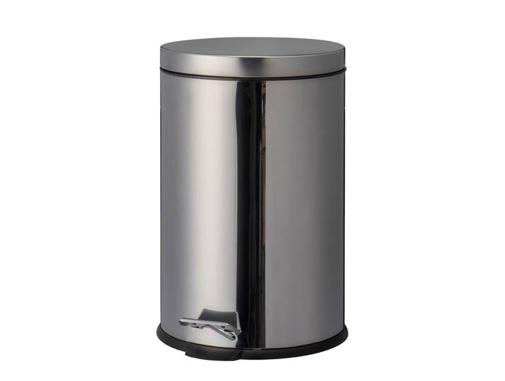 Abfalleimer Edelstahl 20L silber