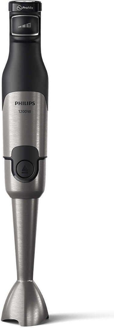 Philips 5000 serie HR2681/00 Handmixer en Staafmixer met Pulsfunctie, 1200 Watt, Zwart, RVS