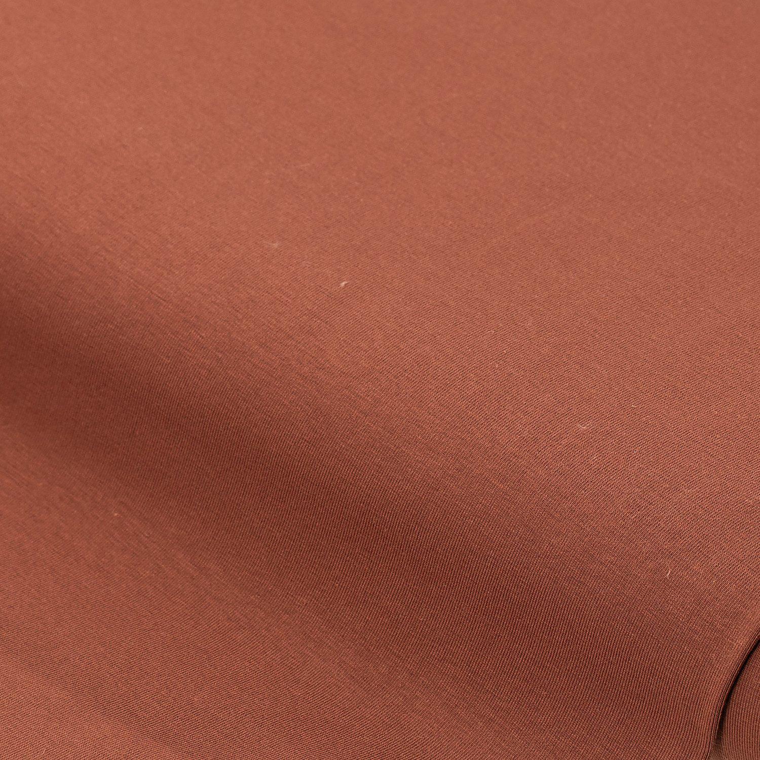 Baumwoll-Jersey "Casual" mit Elasthan, zimt