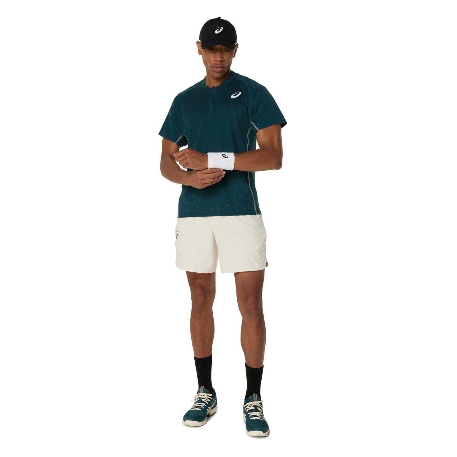 Asics - Poloshirt für Herren, Spiel (Grün)
