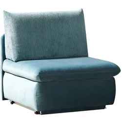 Schlafsessel Etta Stoff Blau Türkis