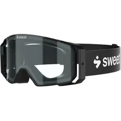 Sweet Protection, Herren, Sportbrille, Deckard MTB Clear/Matte Crystal Black/Black OS (Black, Matte Crystal Black, Transparent), Schwarz, Transparent