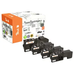 Peach K5230  4 Toner (bk, c/m/y) ersetzt Kyocera TK-5230 für z.B. Kyocera ECOSYS M 5521 cdn, Kyocera ECOSYS M 5521 cdw, Kyocera ECOSYS P 5021
