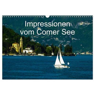 Impressionen vom Comer See (Wandkalender 2027 DIN A3 quer), CALVENDO Monatskalender