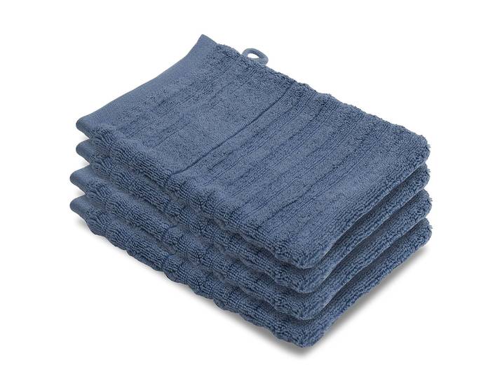 Gant de toilette Mailand Bamboo - 4 17 x 1 x 24cm Bleu/Bleu