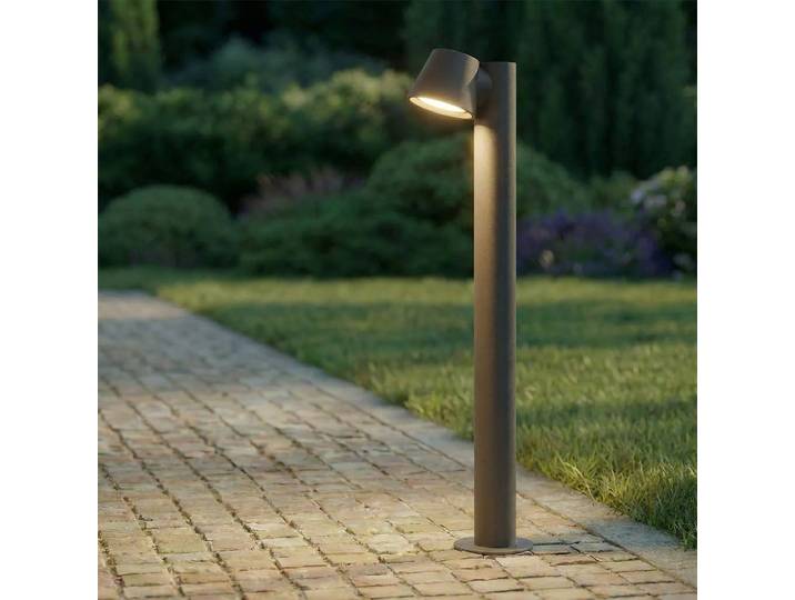 Ileyna Lampe de Jardin Dark Grey - Lindby - Terrasse - Moderne - Métal - À ampoule unique