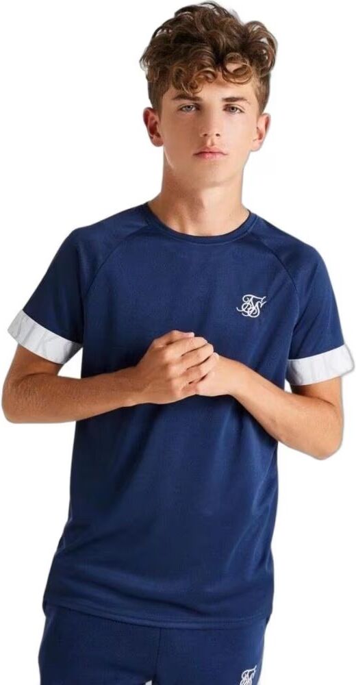 Camiseta Siksilk Dynamic Tech Azul Marino 10 Años Hombre