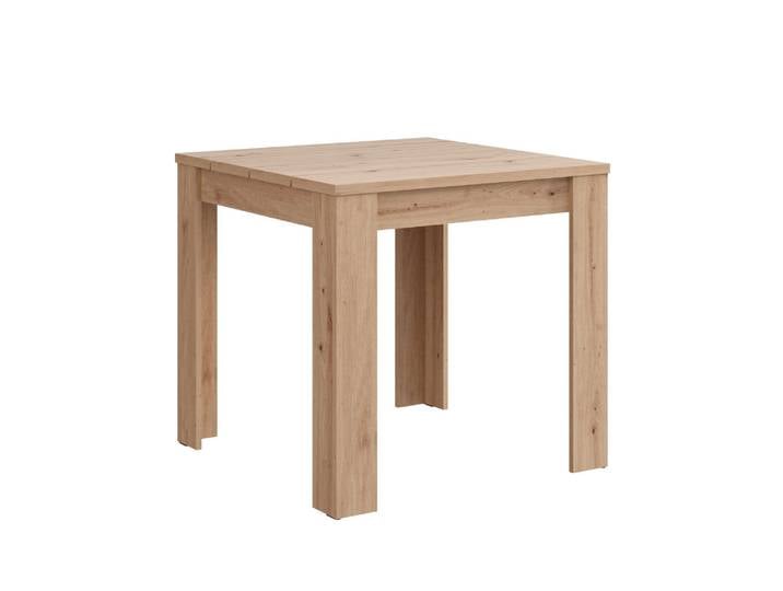 Esstisch HOME AFFAIRE Spoleto, Esstisch, Küchentisch, Speisetisch, Familientisch , braun (artisan eiche, artisan eiche, artisan eiche), B:80cm H:75,6cm T:80,2cm, Tische, Esstisch, Charakterstarke 4-Lamellen-Platte, 4 Farben, 2 Grössen – top modern