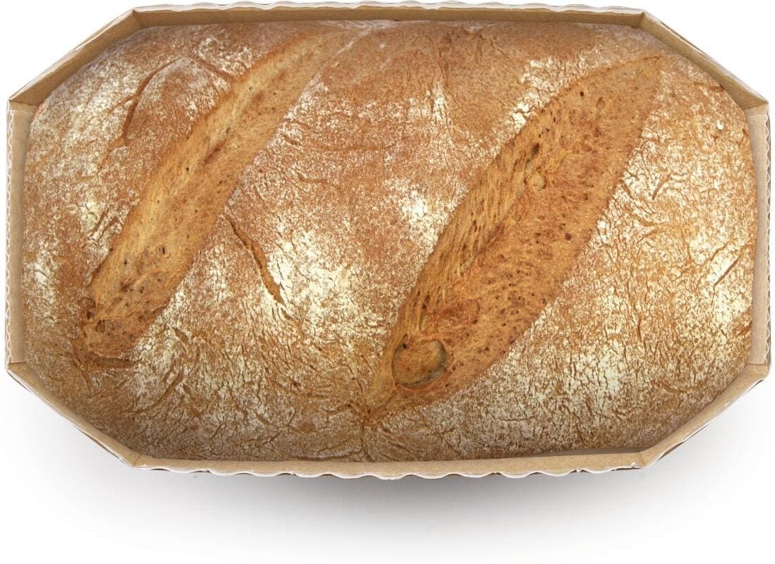 Brotbackform "Ibili 4 Stück", braun (hellbraun), Naturmaterial, Küchenformen, Brotbackform hellbraun Einheitsgröße