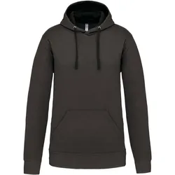 Kariban Unisex Kontrast Kapuzen Sweater Hoodie K446 dark grey/black S