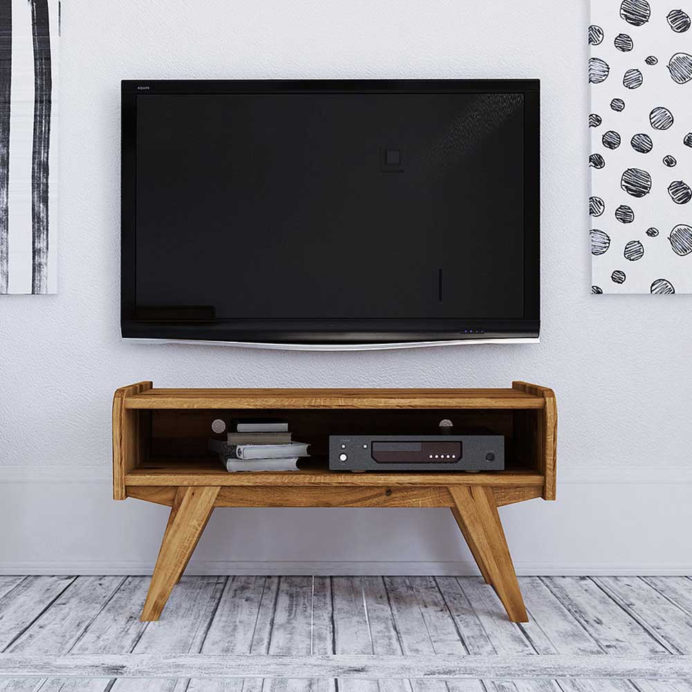 Pharao24.de TV Möbel aus Wildeiche Massivholz Retrostil