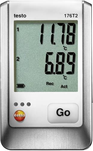 Testo 0572 1762 176 T2 Temperatur-Datenlogger Messgröße Temperatur -50 bis +400°C
