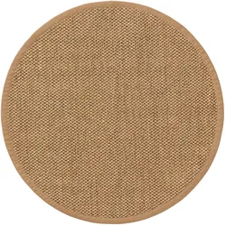 benuta Pure Sisal Teppich Greta Cream ø 150 cm rund - Naturfaserteppich aus Sisal