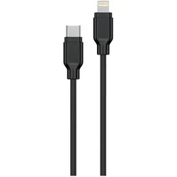 Neues Encore Energy USB-C Lightning Kabel 3A PD 27W zum Laden und Datentransfer 100 cm schwarz EE40-CL