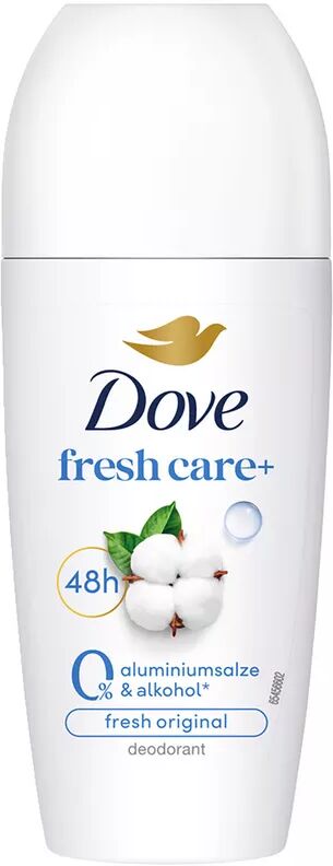 Dove - Deo Roll-on Freshcare+ Original 0% Aluminiumsalze, 50 ml
