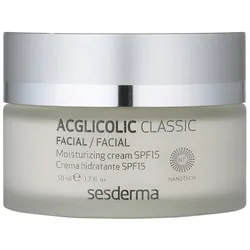 Sesderma, Gesichtscreme, Acglicolic Classic Moisturizing Cream SPF 15 (50 ml, 24h Creme, SPF 15)