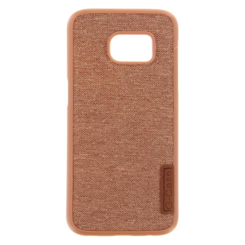 OEM Silicone Case Textile for Samsung S7 brown (Samsung Galaxy S7) (25445247)