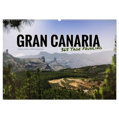 Gran Canaria - 365 Tage Frühling (Wandkalender 2027 DIN A2 quer), CALVENDO Monatskalender