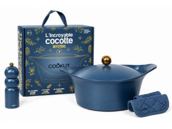 Cookut - Cocotte Coffret Noel L'incroyable 28cm Myrtille
