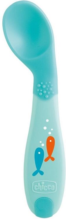 Chicco Cucchiaio Angolato 8M+ Azzurro