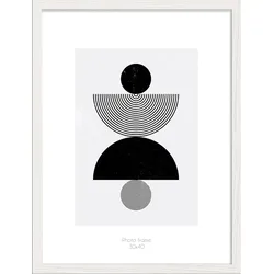 Bilderrahmen KYOTO (BH 32,20x42,20 cm) - weiß - BH 32,20x42,20 cm