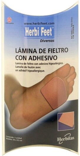 ECOSIL Herbi Feet Lámina De Fieltro Con Adhesivo