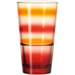 Leonardo Trinkglas EVENT Rot gestreift 240 ml