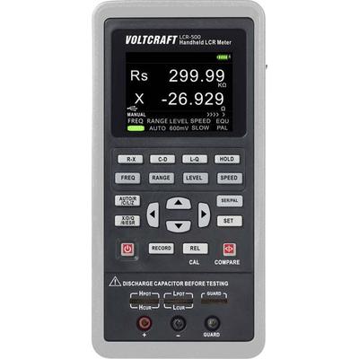 VOLTCRAFT LCR-500 LCR Messbrücke digital Datenlogger CAT I Anzeige (Counts): 40000