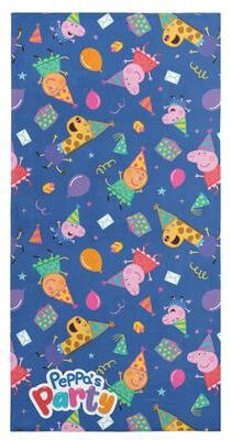 "Hasbro Peppa Pig Party Pattern Beach Towel - 30"" x 60"""