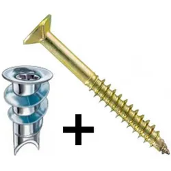 Dönges, Dübel, Gipskartondübel Metall-Speed, mit Schraube