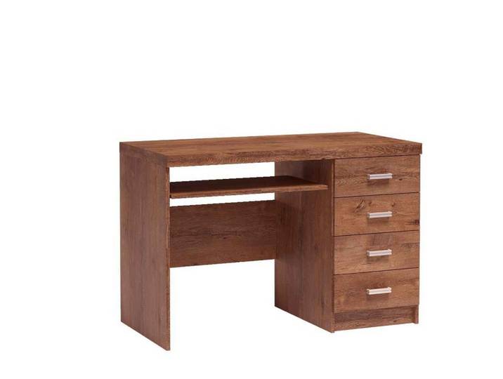 SCHREIBTISCH ZERI 120x60x81,5 cm Bürotisch Computertisch, Braun