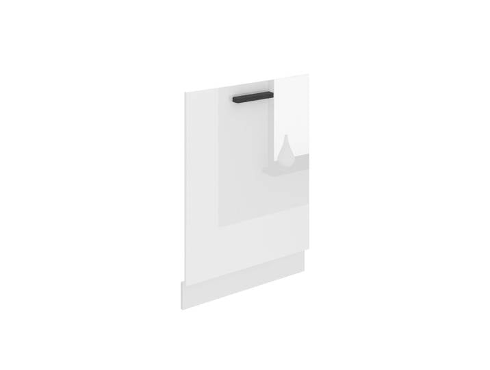 Belini panneau frontal pour lave-vaisselle PZ. Façade pour lave-vaisselle largeur 60 cm. Façade pour lave-vaisselle avec poignée\, blanc brillant