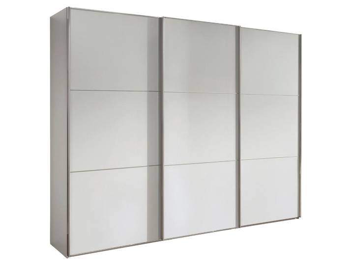 Chameo Schwebetürenschrank, Weiss, Holzwerkstoff, 9 Fächer, 250x236x67 cm, Schlafzimmer, Komplette Schlafzimmer und Serien, Schlafzimmerserie