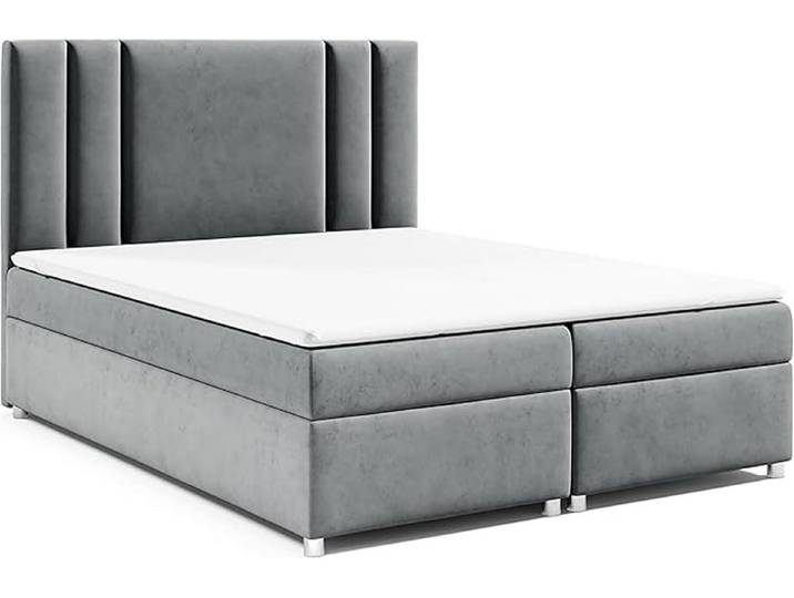 Best for Home Boxspringbett mit Bettkasten, Federkern & 7 cm Komfort-Topper (Komplettset, 1-St., 140x200 160x200 180x200 200x200 cm), inkl. Lieferung bis in die Wohnung, TOP- Preis-Leistungs-Verhältnis