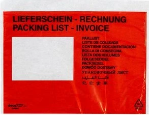 docuFIX CLASSIC Lieferscheintaschen plus Kunststoff (Aufdruck) DIN C5 250 St.