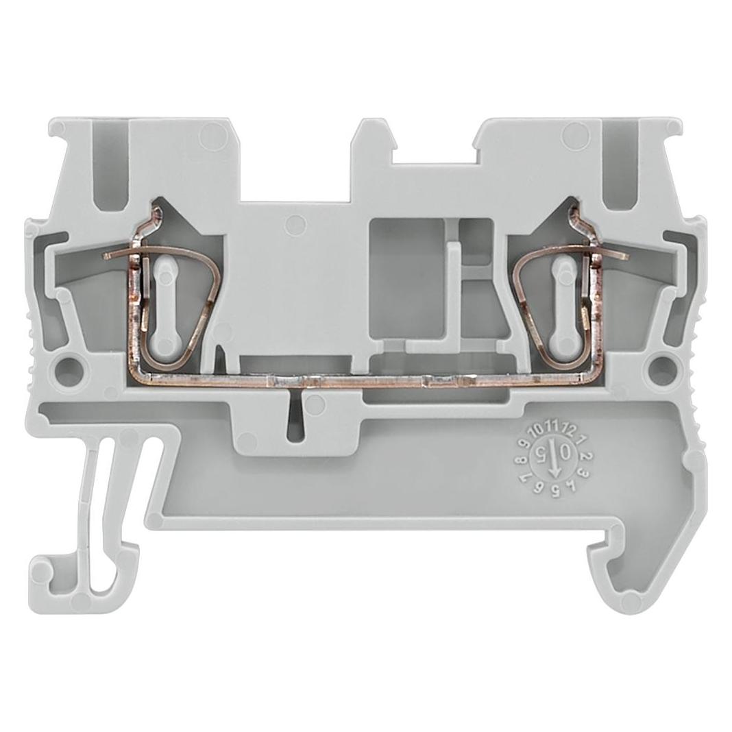 Siemens 8WH DIN-Schienen Anschlussklemmenblock Grau, 2.5mm², 800 V / 31A, Federklemme (8WH2000-0AF00)