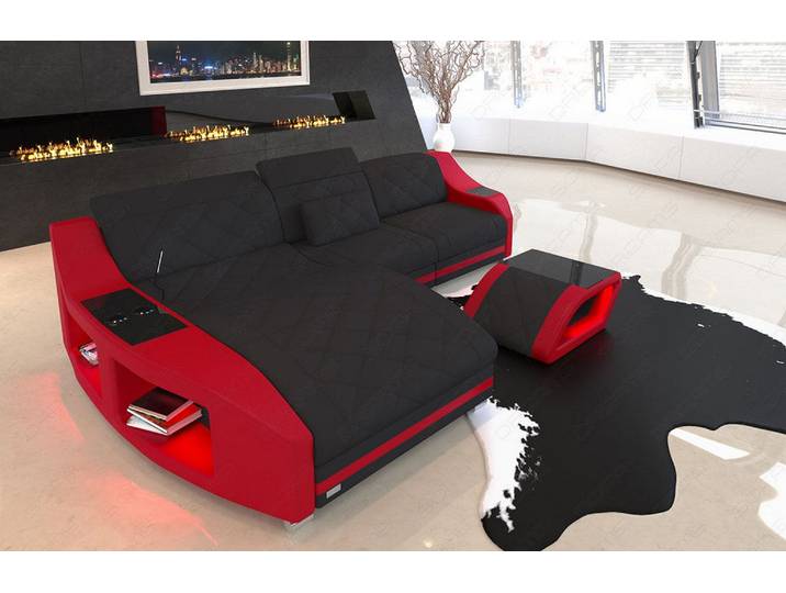Couch Swing L-Form in Stoff
