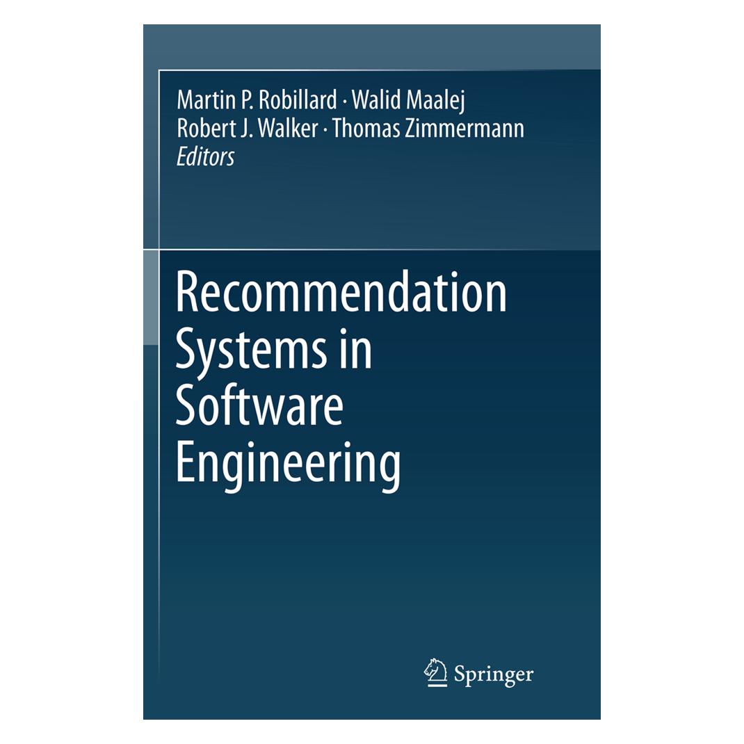 Springer Recommendation Systems in Software Engineering (Englisch, Softcover, Martin P. Robillard, Robert J Walker, Thomas Zimmermann, Walid Maalej) (55834184)