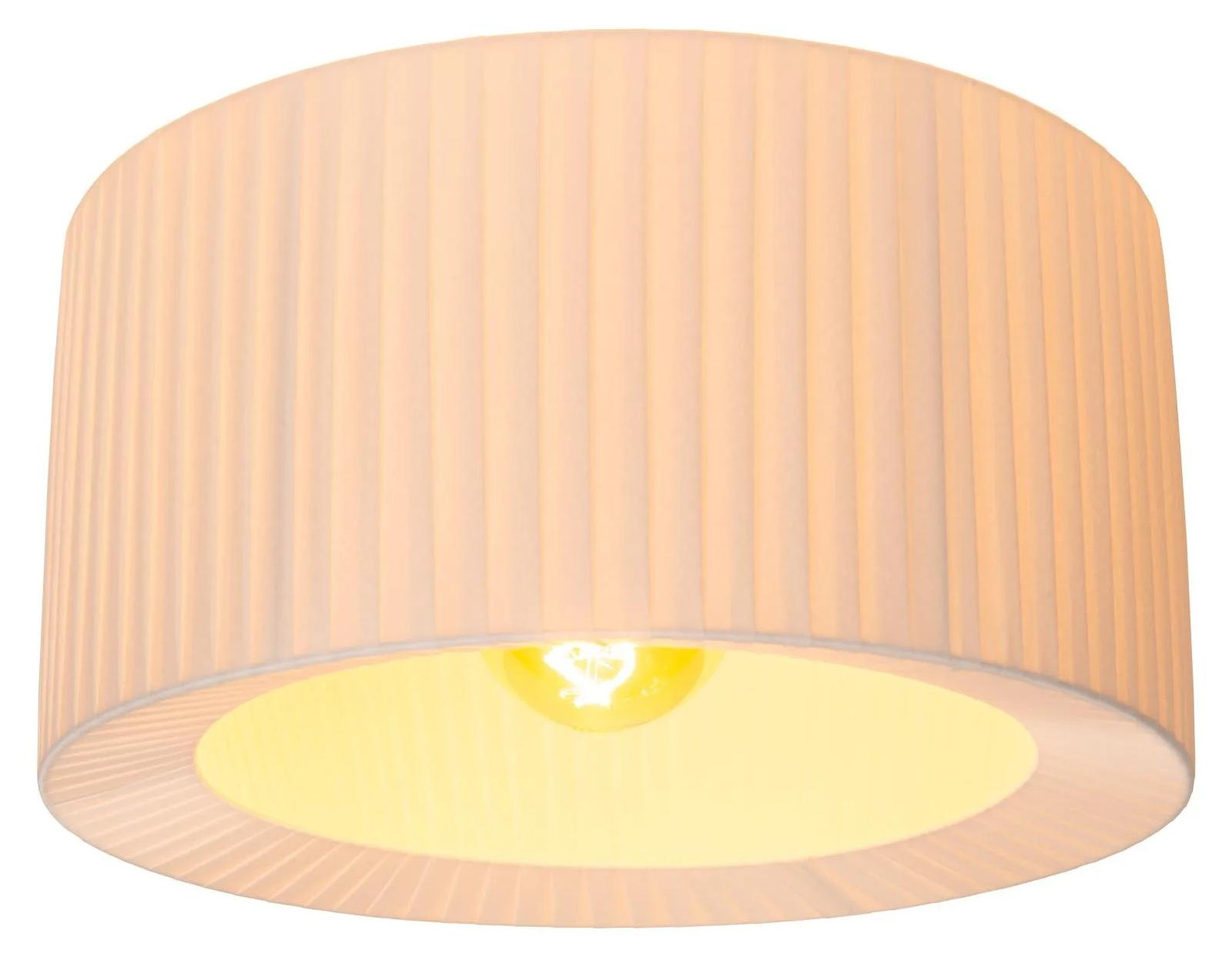 Lucide FOLD Plafondlamp, Wit, Rond, 1xE27