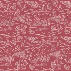 Airlaid Tischdecke Benjamin in Bordeaux, 80 x 80 cm, 20 Stück - Mank - Sträucher Gräser Herbst