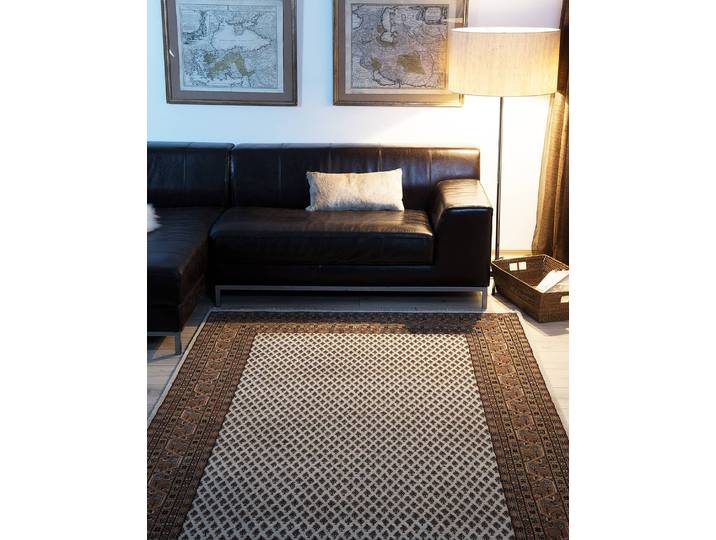 Tapis en laine Chandi Mir Rouge/Rouge 300 x 400cm Laine